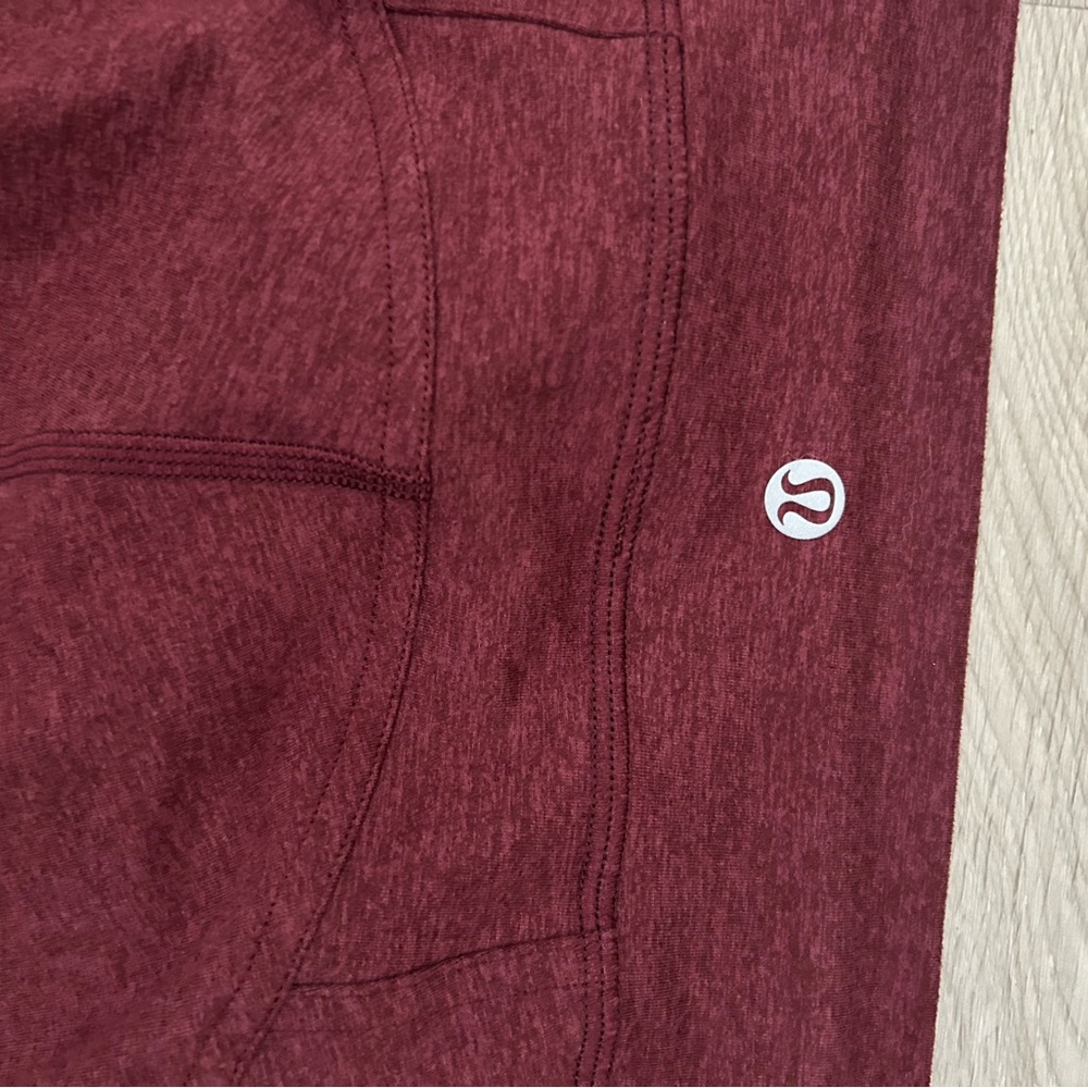 lululemon athletica soft sueded high rise pant with pockets
